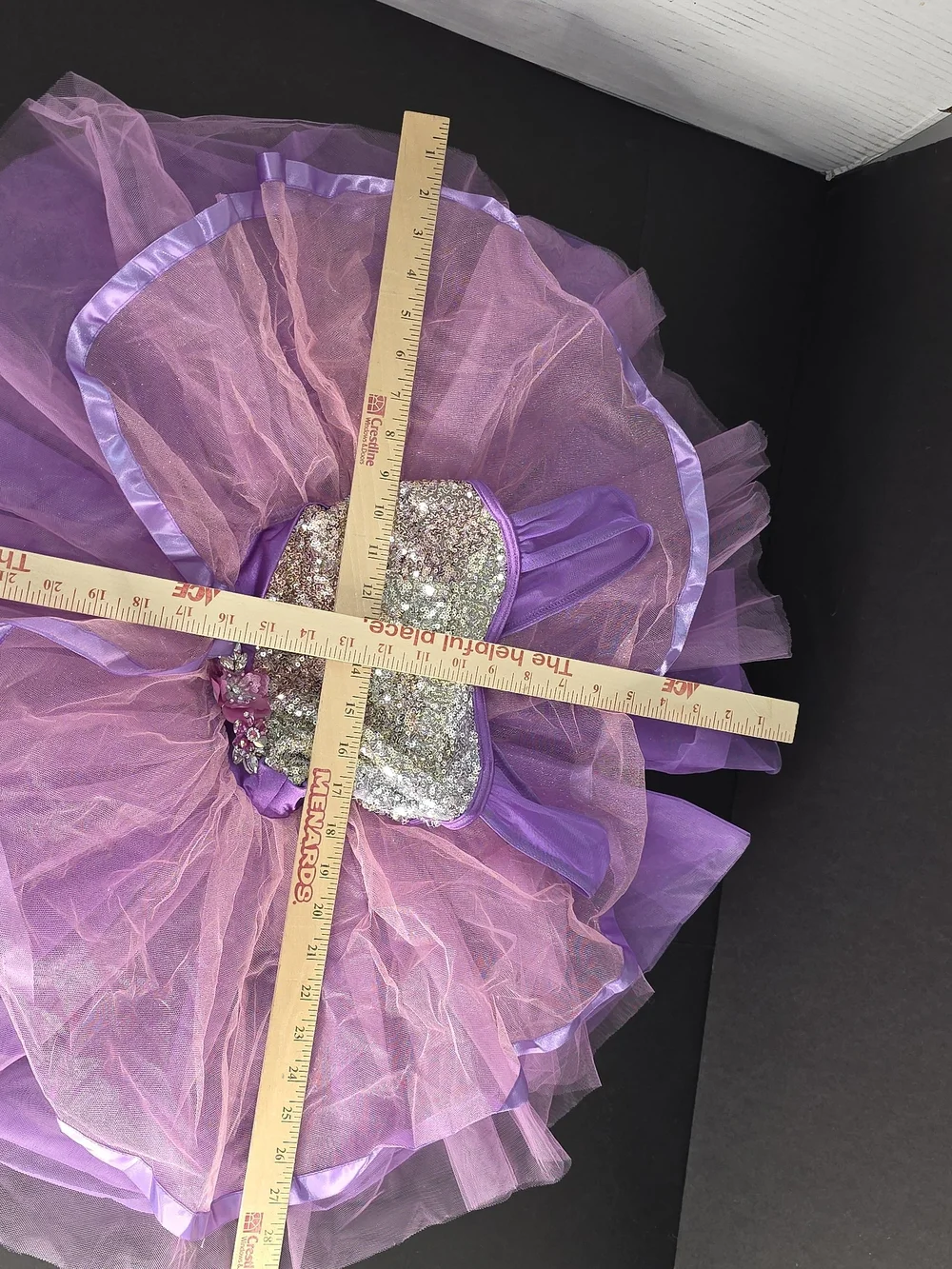 Weissman Keep The Beat 17370 Purple Pink Sequin Tulle Ballet Costume Dance SC*